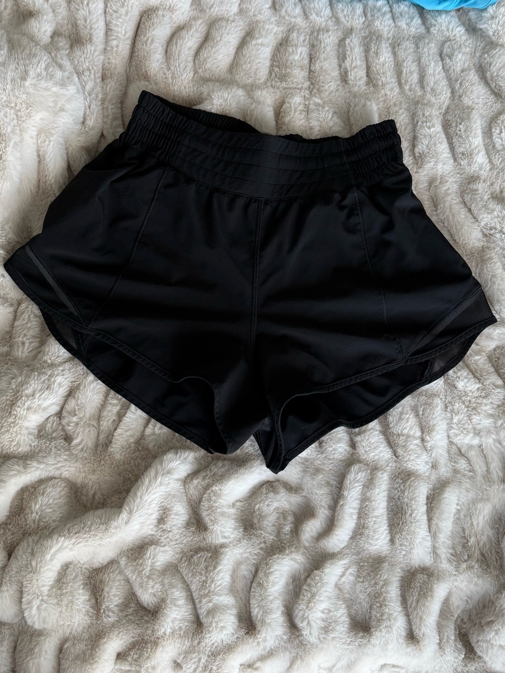 lululemon athletica Black Athletic Running Shorts